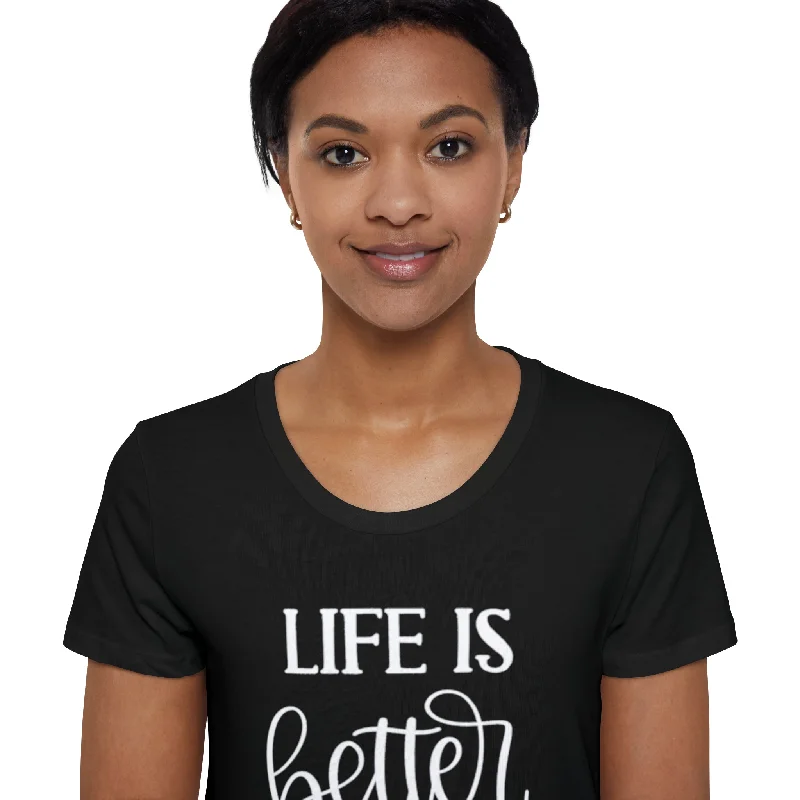 Women's Organic T - Life is Better at the BANK