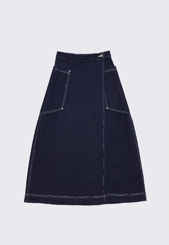 Wrap Skirt - Indigo