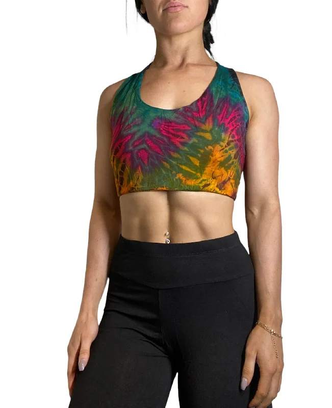 Kathmandu Tie Dye Cross Back Top TH858