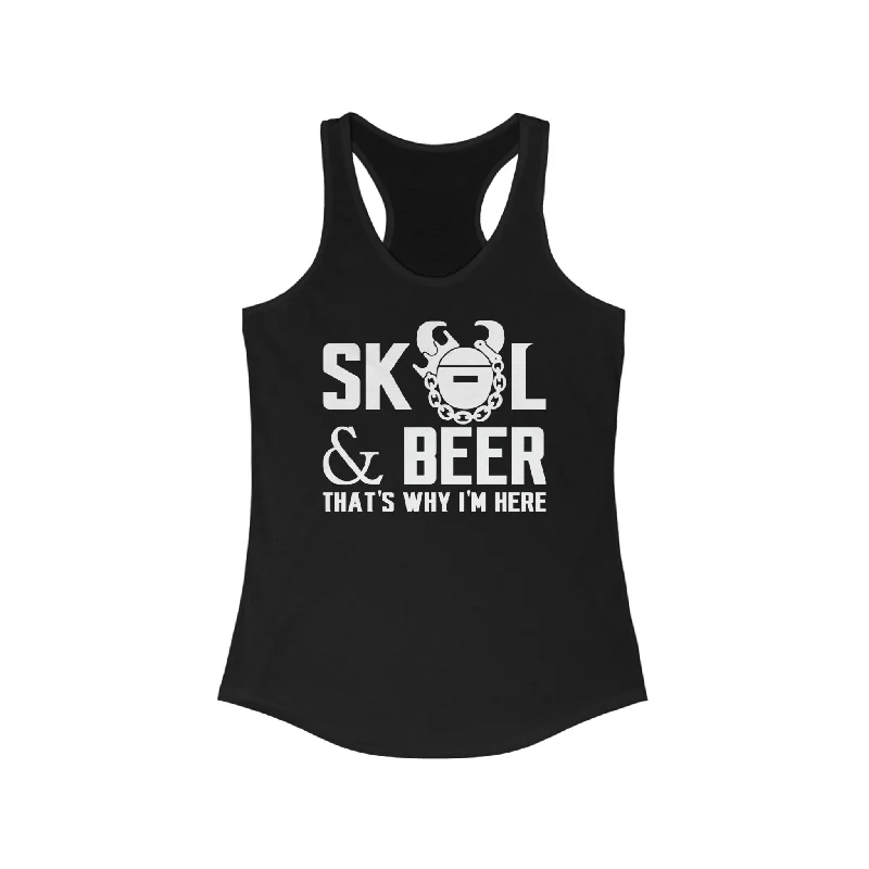 Ladies Ideal Racerback Tank - & BEER