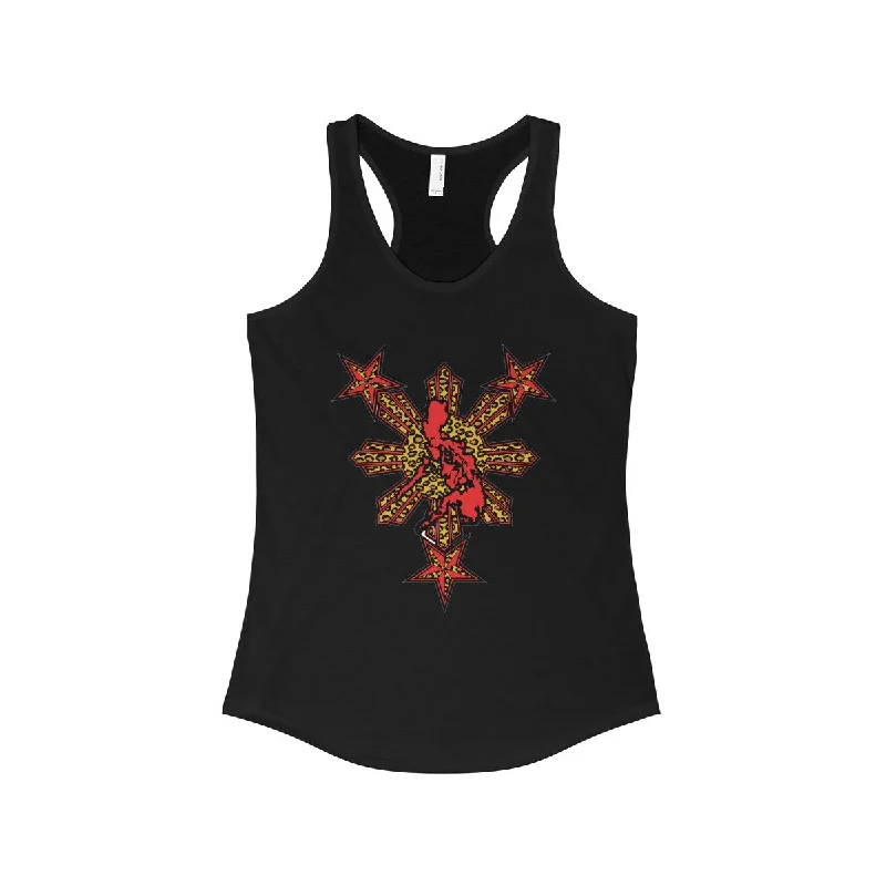 Leopard Sun Racerback Tank