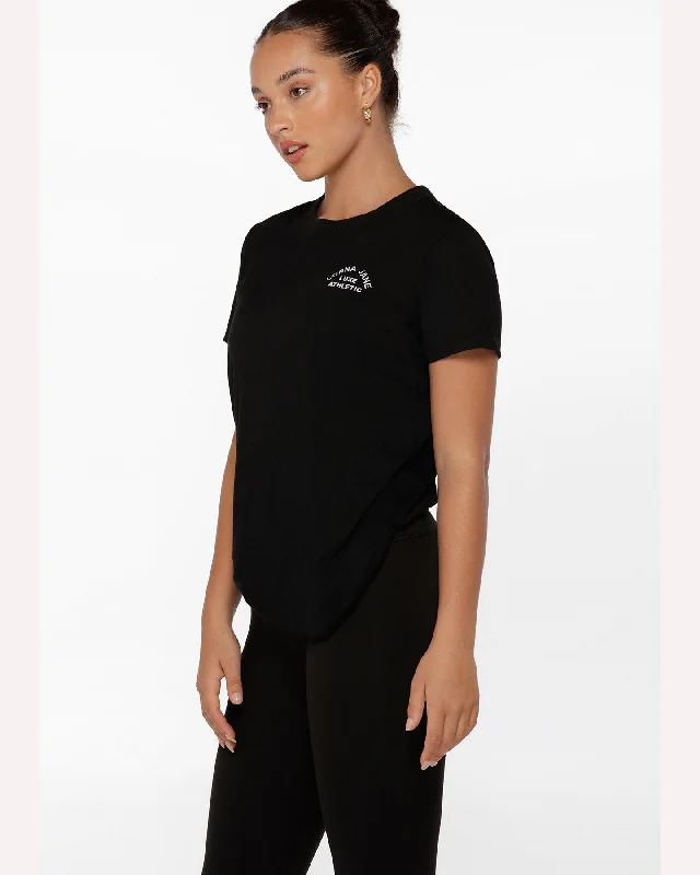 Lorna Jane Lotus T Shirt - Black