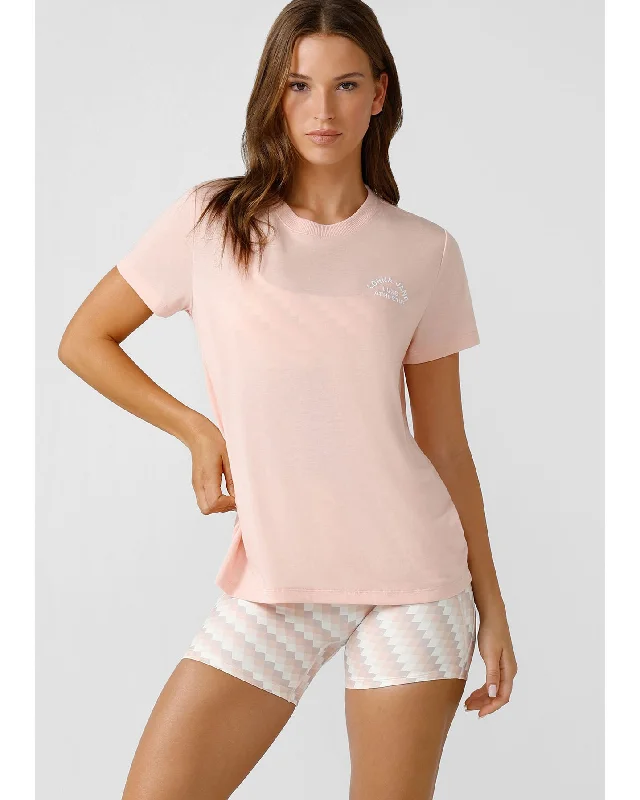 Lorna Jane Lotus T Shirt - Sunkissed Peach