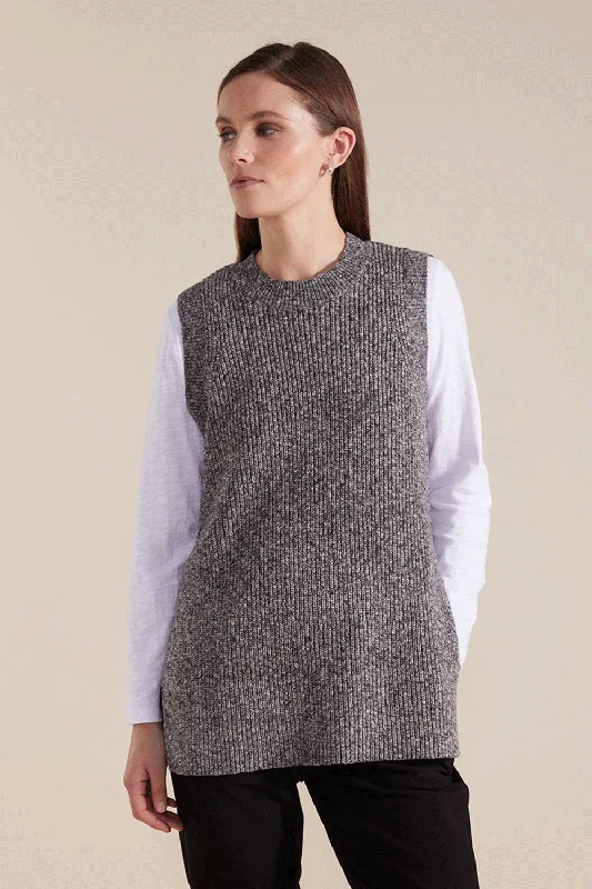 Marco Polo - YTMW43531 Split Hem Knit Vest