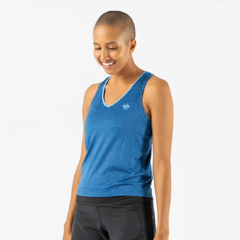 rabbit EZ Vee Tank | Classic Blue | Womens