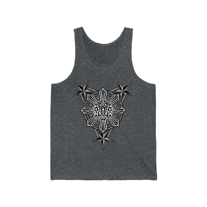 Tribal sun Unisex Jersey Tank