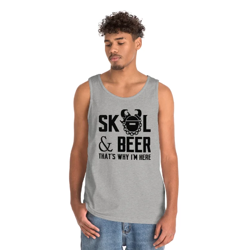 Unisex Heavy Cotton Tank Top - & BEER