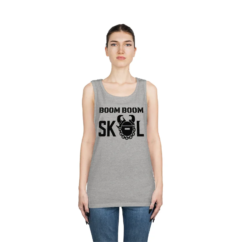 Unisex Heavy Cotton Tank Top - BOOM BOOM