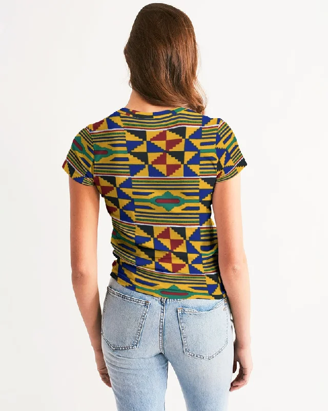 AKH African Kente Cloth Women's Tee