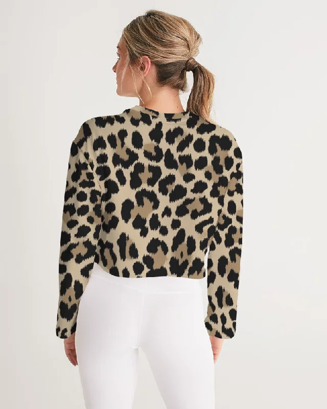 AKH Leopard Women's Cropped Sweatshirt