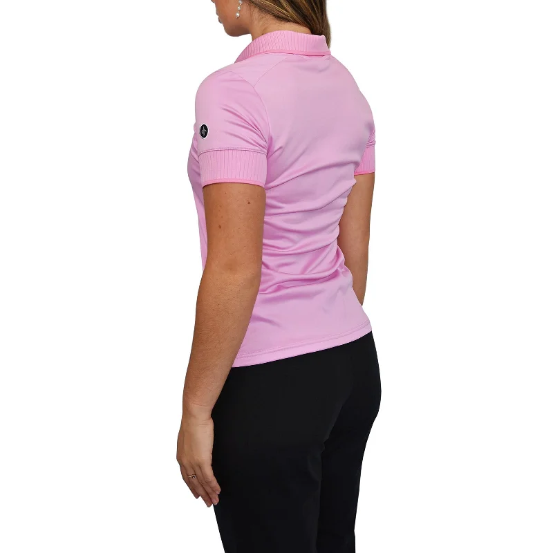 Cross Women's Heart Golf Polo Shirt - Lilac Sachet