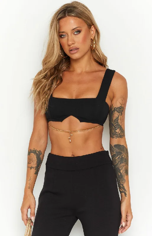 Eve Crop Black