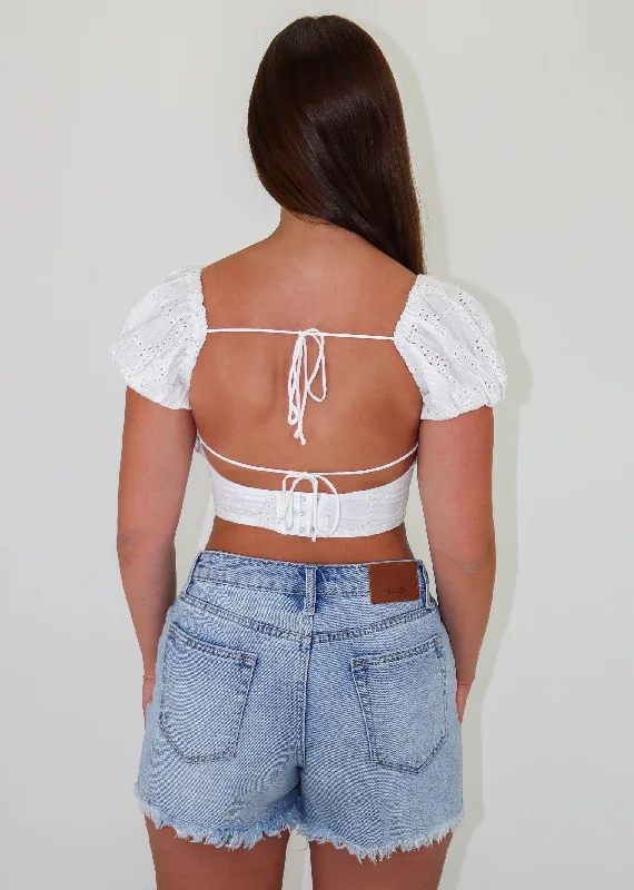 Somethin' Bout You Top ★ White