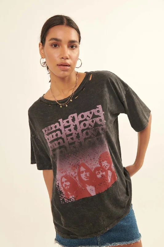 Pink Floyd Portrait Vintage-Wash Graphic Tee