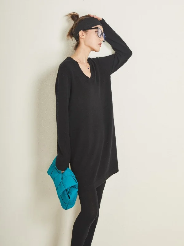 Ali's Cashmere Blend Long Sleeved Mini Dress