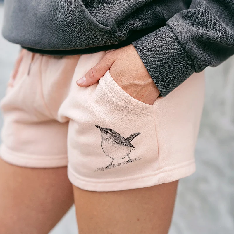 Carolina Wren - Thryothorus ludovicianus - Women's Cali Wave Shorts