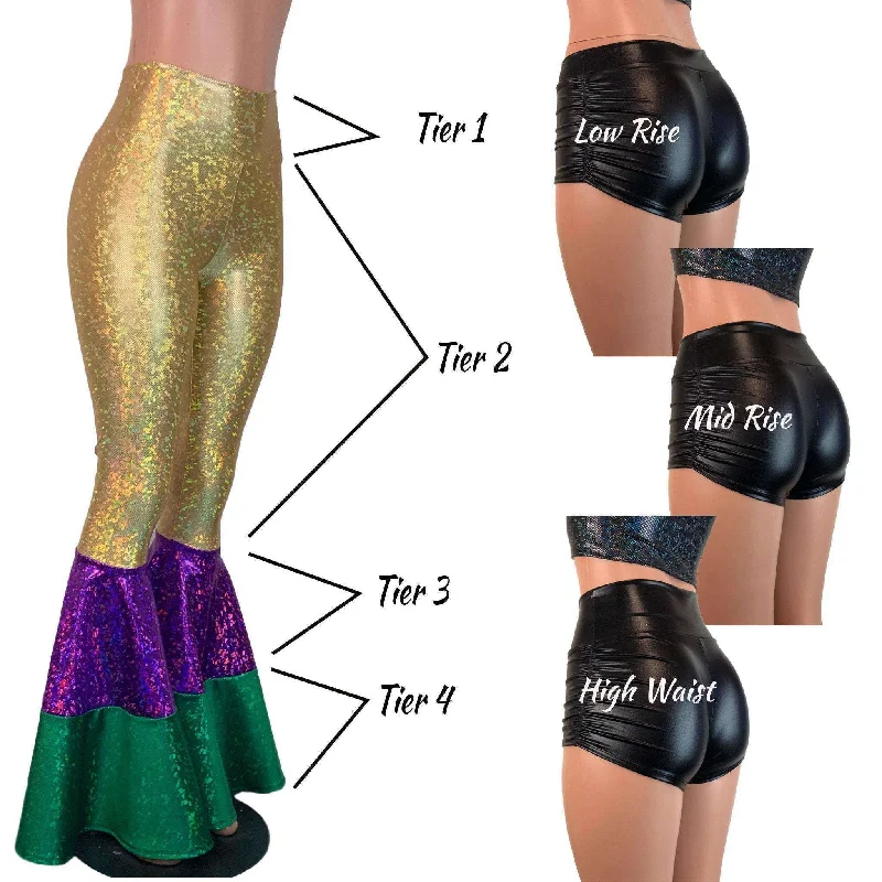 DESIGN YOUR OWN Custom Tiered Bell Bottom Flares