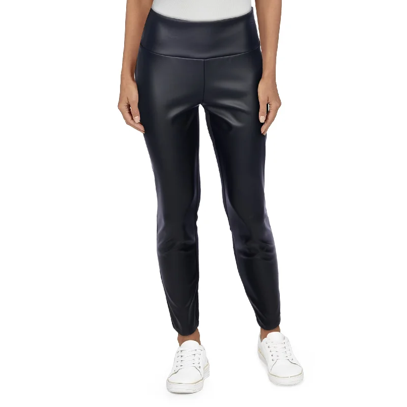 lily morgan Women's Autumn Flair Front Pleather Pants