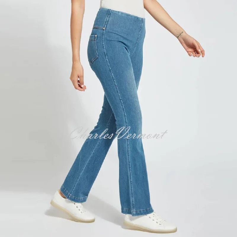 Lysse Denim Baby Bootcut Jean with Back Pockets – Style 2278 (Mid Wash)