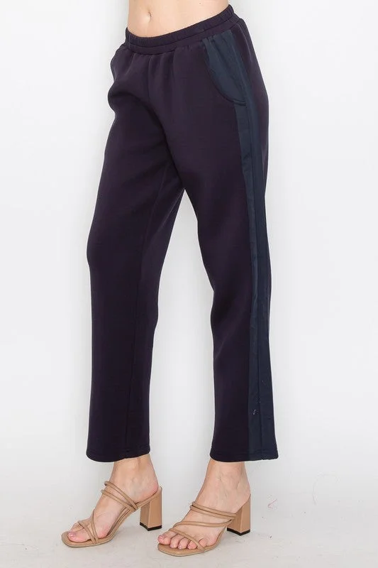 Pre Order - Relaxed Scuba Elastic Waist Pants