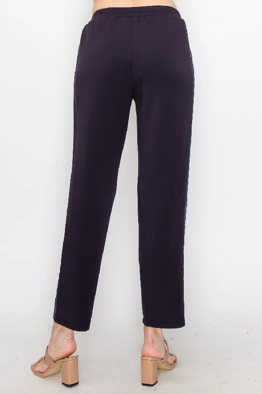 Pre Order - Relaxed Scuba Elastic Waist Pants